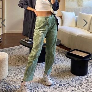 NWT Verge Girl sage tie dye jeans